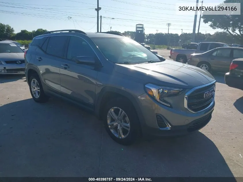 2020 GMC Terrain Sle VIN: 3GKALMEV6LL294166 Lot: 40398757