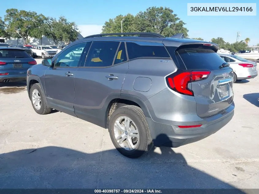 2020 GMC Terrain Sle VIN: 3GKALMEV6LL294166 Lot: 40398757