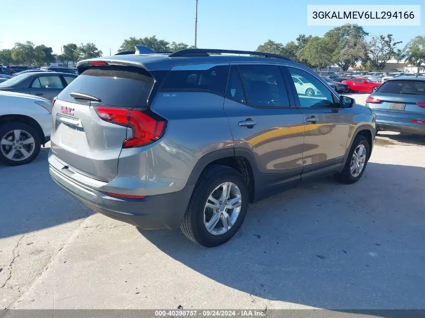 2020 GMC Terrain Sle VIN: 3GKALMEV6LL294166 Lot: 40398757