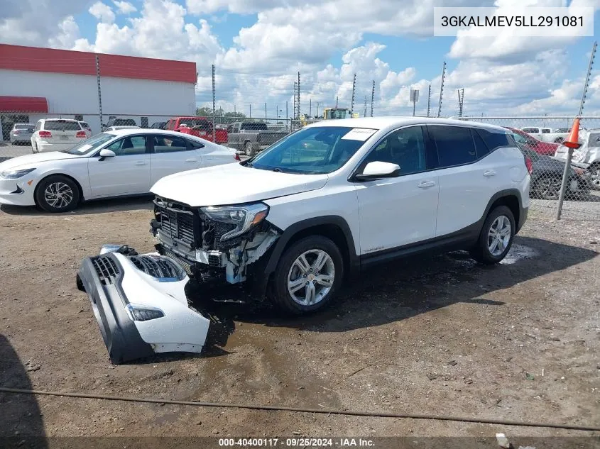 2020 GMC Terrain Fwd Sle VIN: 3GKALMEV5LL291081 Lot: 40400117