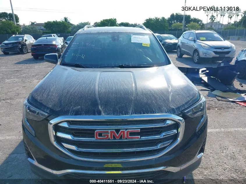 2020 GMC Terrain Slt VIN: 3GKALPEV6LL113018 Lot: 40411551