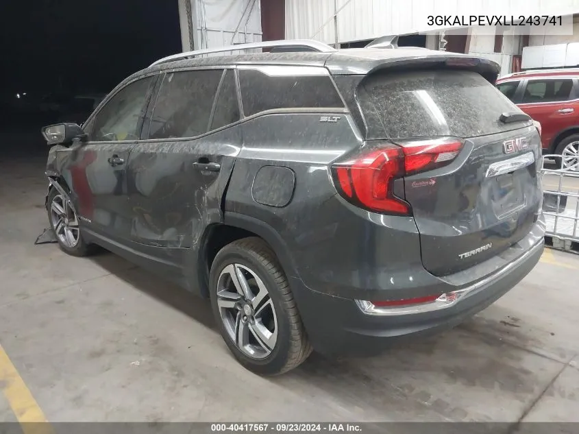 2020 GMC Terrain Fwd Slt VIN: 3GKALPEVXLL243741 Lot: 40417567