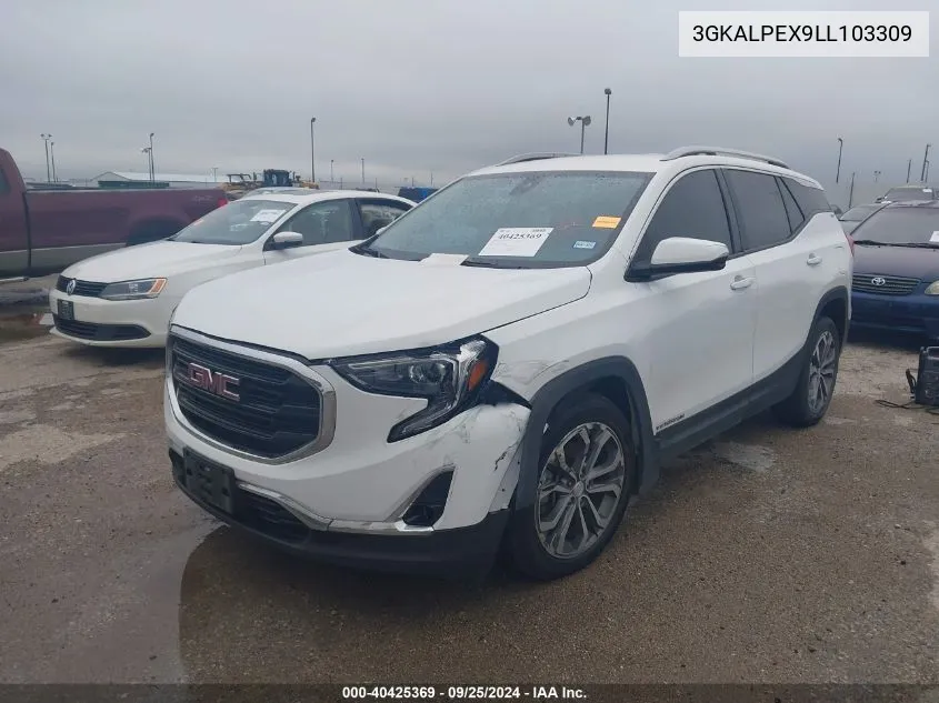 2020 GMC Terrain Fwd Slt VIN: 3GKALPEX9LL103309 Lot: 40425369