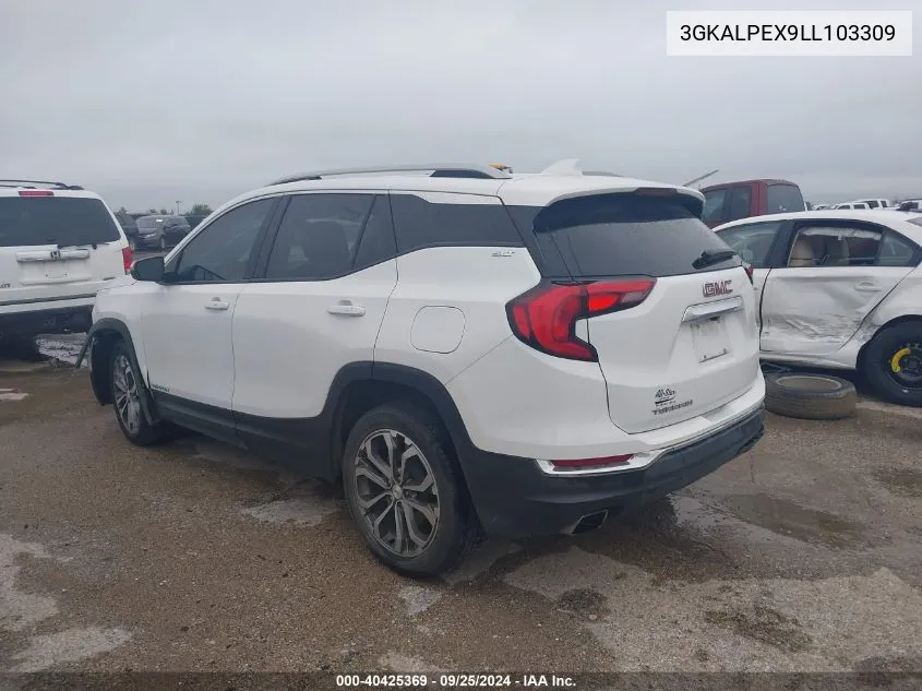 2020 GMC Terrain Fwd Slt VIN: 3GKALPEX9LL103309 Lot: 40425369