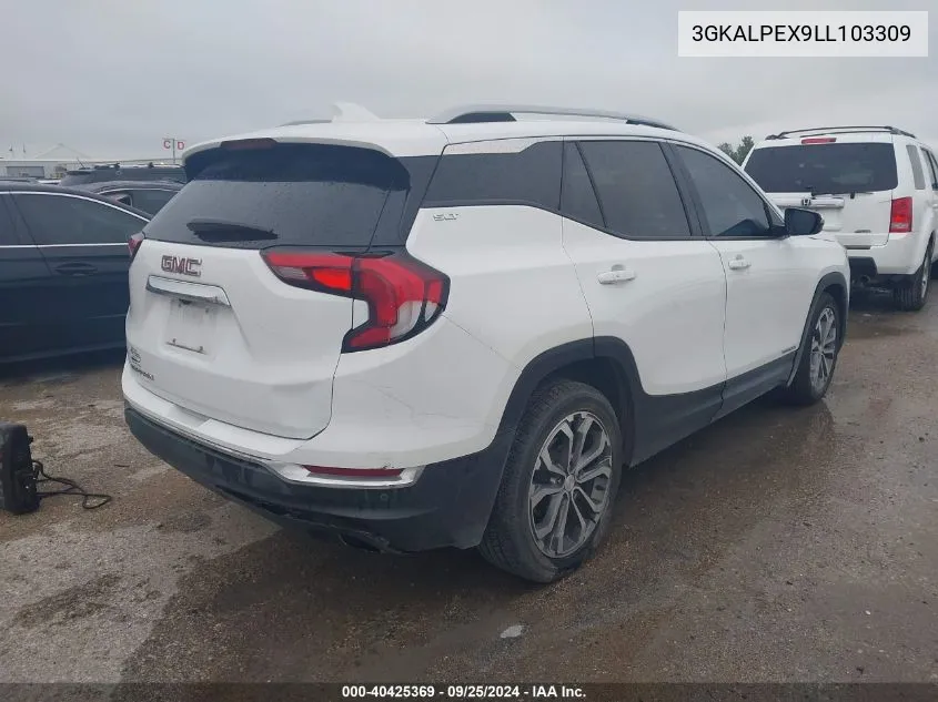 2020 GMC Terrain Fwd Slt VIN: 3GKALPEX9LL103309 Lot: 40425369