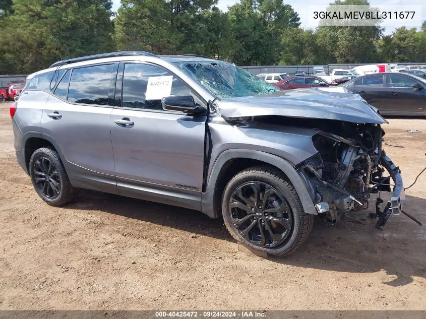 2020 GMC Terrain Fwd Sle VIN: 3GKALMEV8LL311677 Lot: 40425472