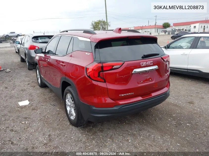 2020 GMC Terrain Fwd Sle VIN: 3GKALMEV8LL208873 Lot: 40435875