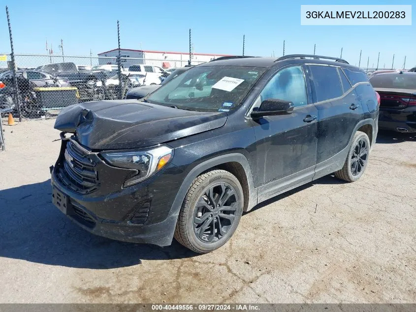 2020 GMC Terrain Fwd Sle VIN: 3GKALMEV2LL200283 Lot: 40449556