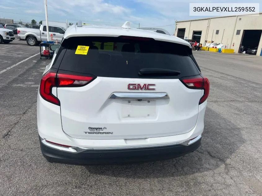 2020 GMC Terrain Fwd Slt VIN: 3GKALPEVXLL259552 Lot: 40460775