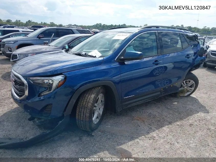 2020 GMC Terrain Fwd Sle VIN: 3GKALMEV5LL120847 Lot: 40470293