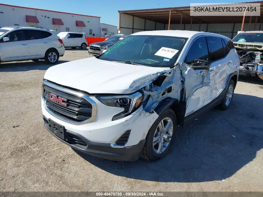 2020 GMC Terrain Fwd Sle VIN: 3GKALMEV5LL207454 Lot: 40470785