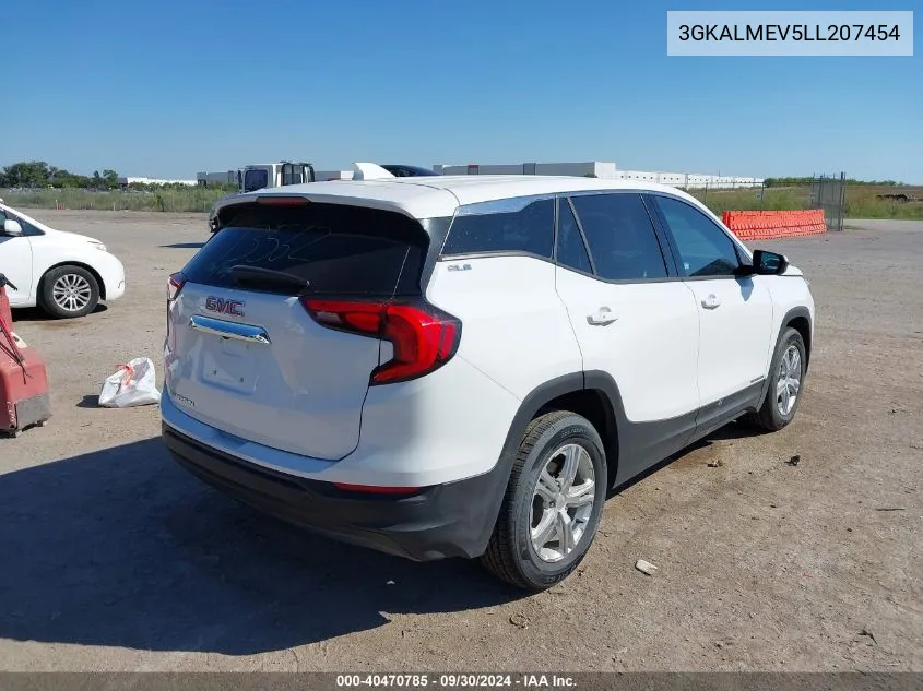 2020 GMC Terrain Fwd Sle VIN: 3GKALMEV5LL207454 Lot: 40470785