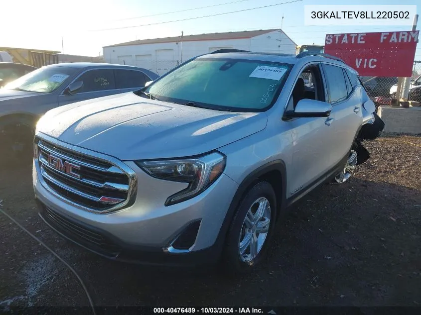 2020 GMC Terrain Awd Sle VIN: 3GKALTEV8LL220502 Lot: 40476489