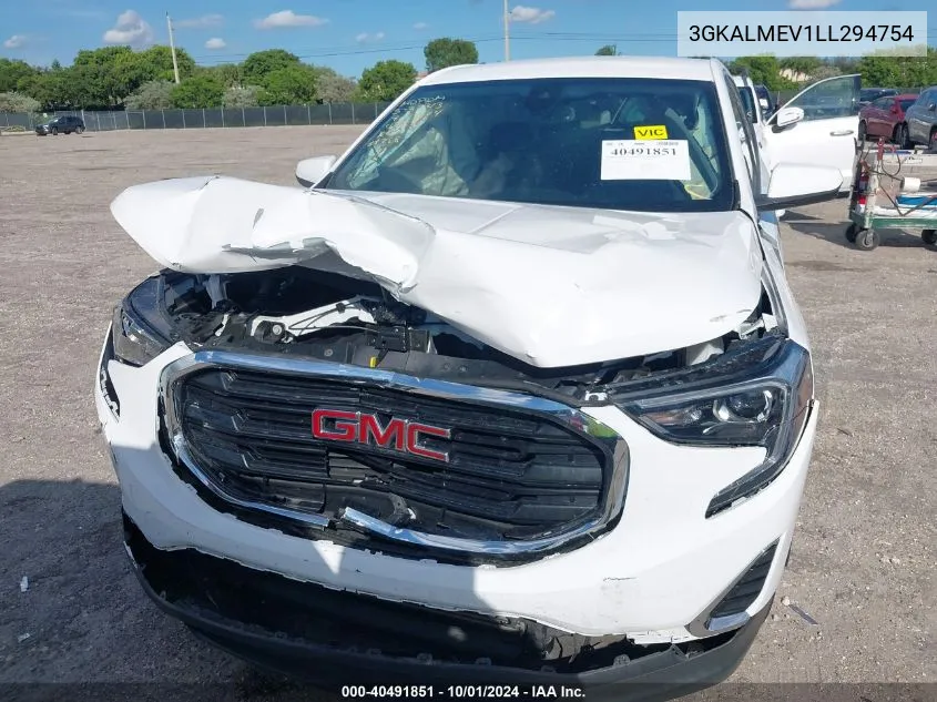 3GKALMEV1LL294754 2020 GMC Terrain Fwd Sle