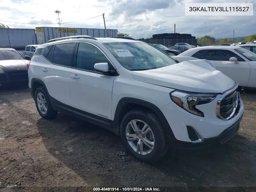 2020 GMC Terrain Awd Sle VIN: 3GKALTEV3LL115527 Lot: 40491914