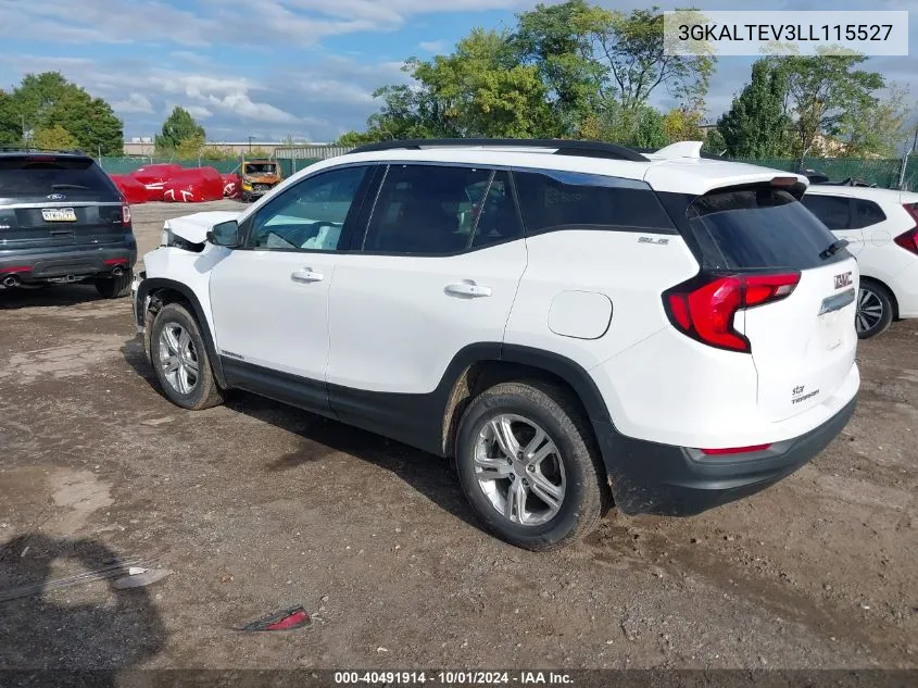 2020 GMC Terrain Awd Sle VIN: 3GKALTEV3LL115527 Lot: 40491914