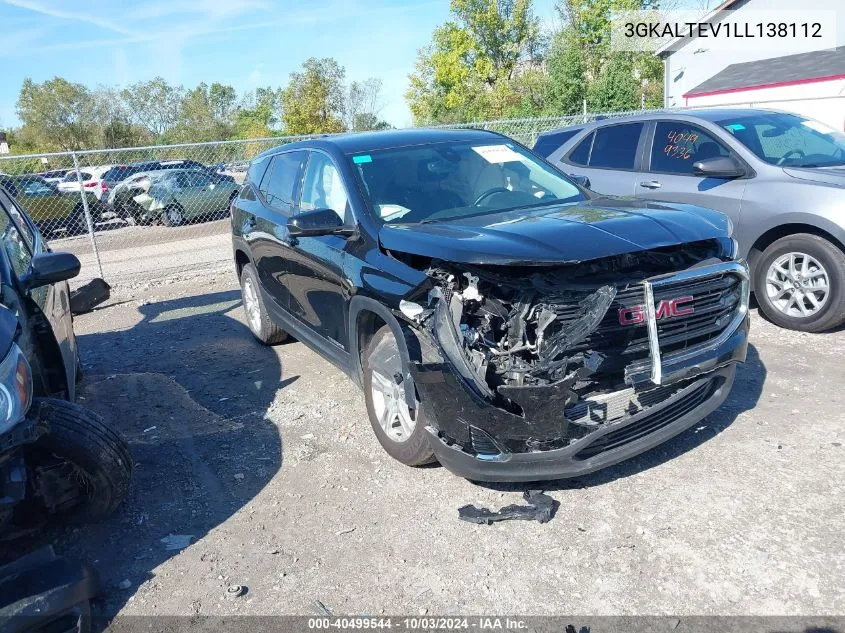 2020 GMC Terrain Awd Sle VIN: 3GKALTEV1LL138112 Lot: 40499544