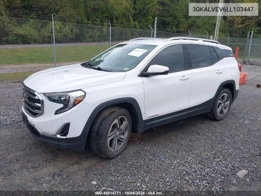 2020 GMC Terrain Awd Slt VIN: 3GKALVEV6LL103447 Lot: 40514771