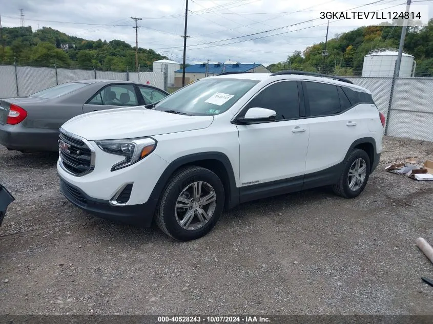 2020 GMC Terrain Awd Sle VIN: 3GKALTEV7LL124814 Lot: 40528243