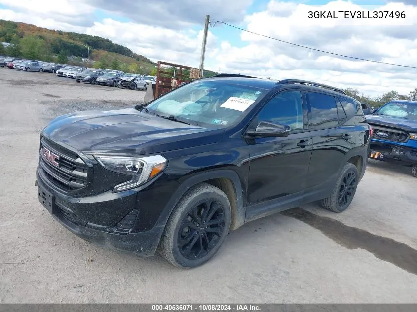 2020 GMC Terrain Awd Sle VIN: 3GKALTEV3LL307496 Lot: 40536071