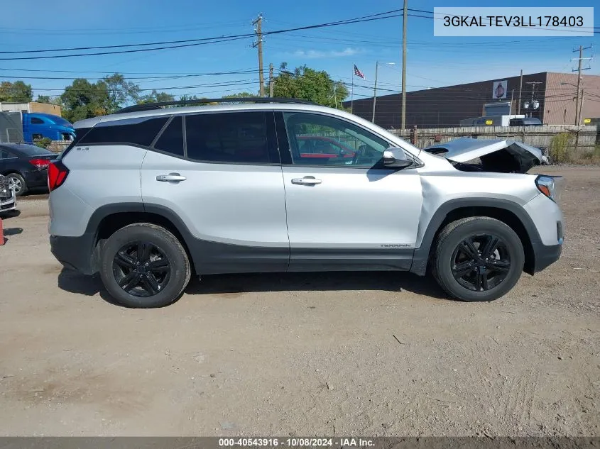 2020 GMC Terrain Awd Sle VIN: 3GKALTEV3LL178403 Lot: 40543916