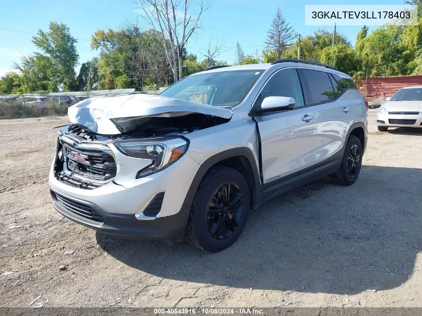 2020 GMC Terrain Awd Sle VIN: 3GKALTEV3LL178403 Lot: 40543916