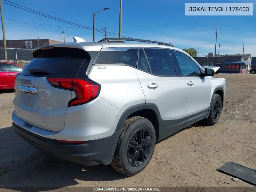 2020 GMC Terrain Awd Sle VIN: 3GKALTEV3LL178403 Lot: 40543916