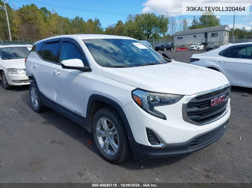 2020 GMC Terrain Awd Sle VIN: 3GKALTEV0LL320464 Lot: 40545119