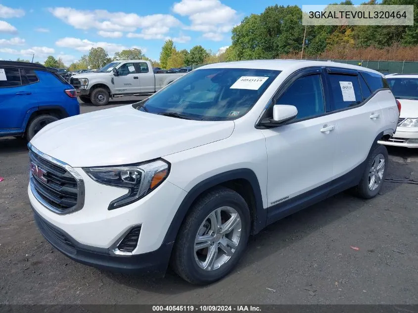 2020 GMC Terrain Awd Sle VIN: 3GKALTEV0LL320464 Lot: 40545119