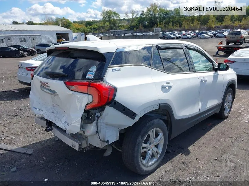 2020 GMC Terrain Awd Sle VIN: 3GKALTEV0LL320464 Lot: 40545119