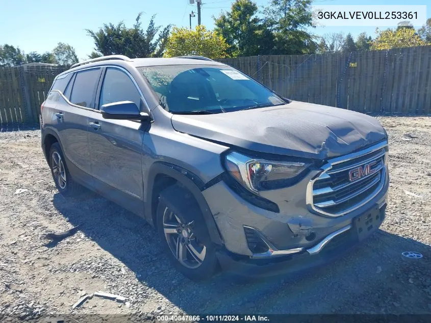 2020 GMC Terrain Awd Slt VIN: 3GKALVEV0LL253361 Lot: 40547866