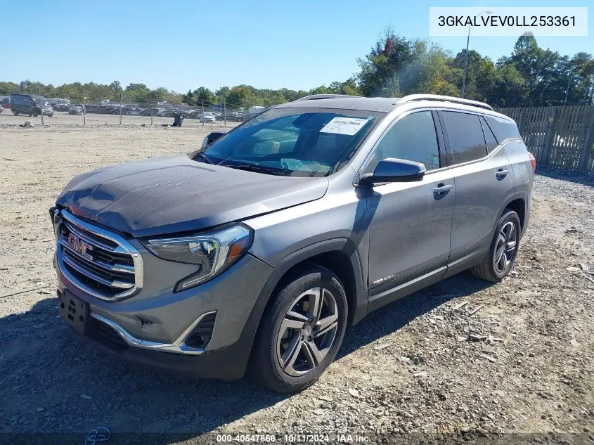 2020 GMC Terrain Awd Slt VIN: 3GKALVEV0LL253361 Lot: 40547866