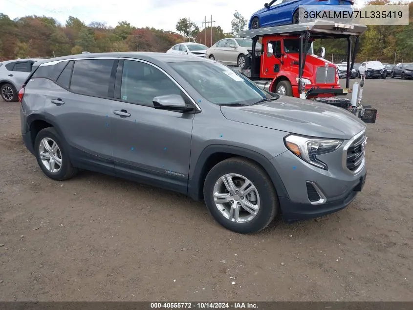 3GKALMEV7LL335419 2020 GMC Terrain Fwd Sle