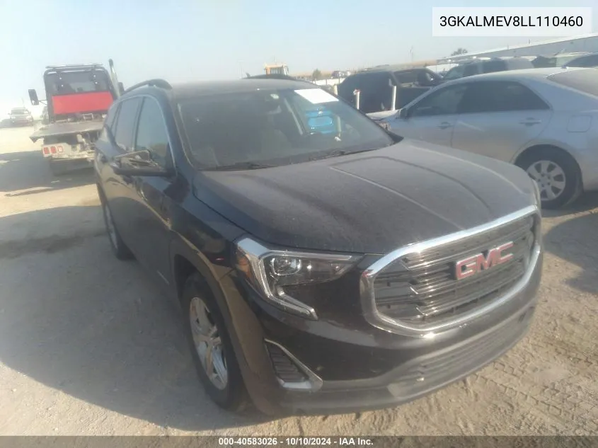 2020 GMC Terrain Fwd Sle VIN: 3GKALMEV8LL110460 Lot: 40583026