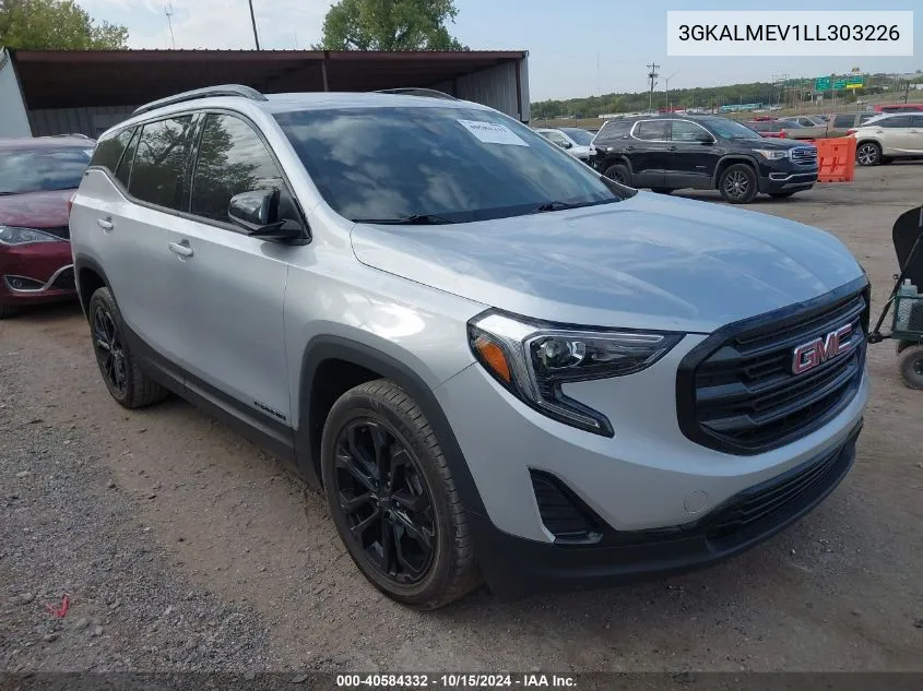 2020 GMC Terrain Fwd Sle VIN: 3GKALMEV1LL303226 Lot: 40584332