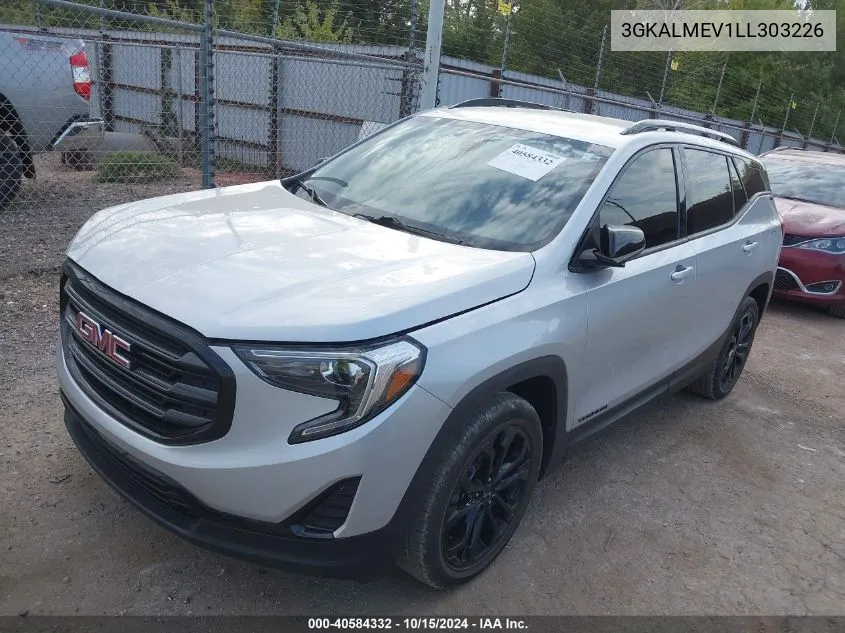 2020 GMC Terrain Fwd Sle VIN: 3GKALMEV1LL303226 Lot: 40584332