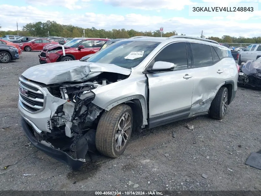 2020 GMC Terrain Awd Slt VIN: 3GKALVEV4LL248843 Lot: 40587934