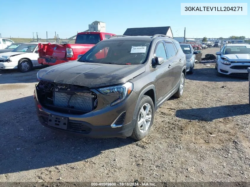 2020 GMC Terrain Awd Sle VIN: 3GKALTEV1LL204271 Lot: 40589608