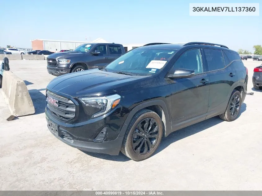 3GKALMEV7LL137360 2020 GMC Terrain Fwd Sle