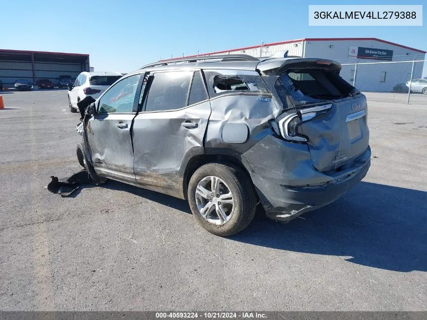 2020 GMC Terrain Sle VIN: 3GKALMEV4LL279388 Lot: 40593224