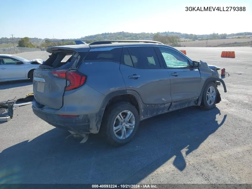 2020 GMC Terrain Sle VIN: 3GKALMEV4LL279388 Lot: 40593224