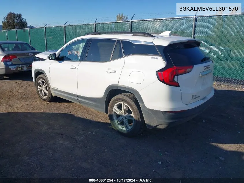 2020 GMC Terrain Fwd Sle VIN: 3GKALMEV6LL301570 Lot: 40601254