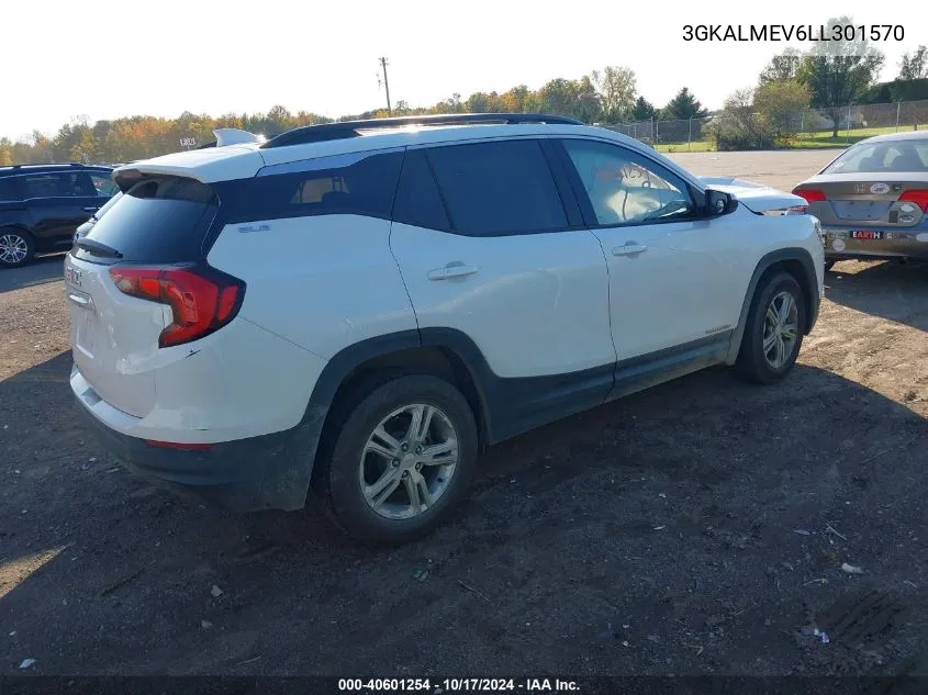 2020 GMC Terrain Fwd Sle VIN: 3GKALMEV6LL301570 Lot: 40601254