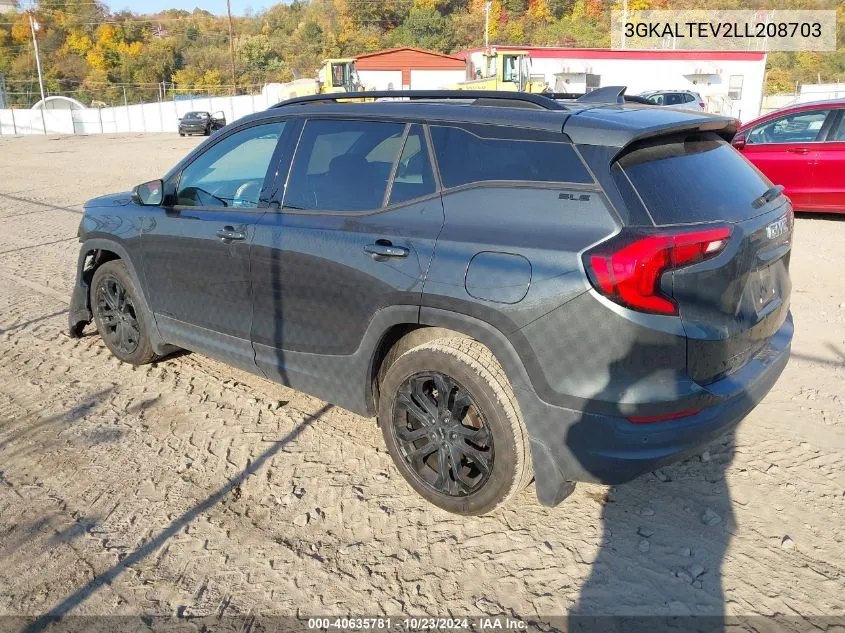 2020 GMC Terrain Awd Sle VIN: 3GKALTEV2LL208703 Lot: 40635781