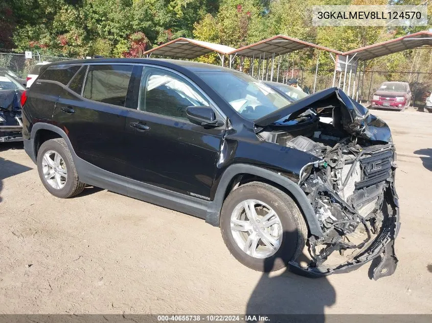 2020 GMC Terrain Fwd Sle VIN: 3GKALMEV8LL124570 Lot: 40655738