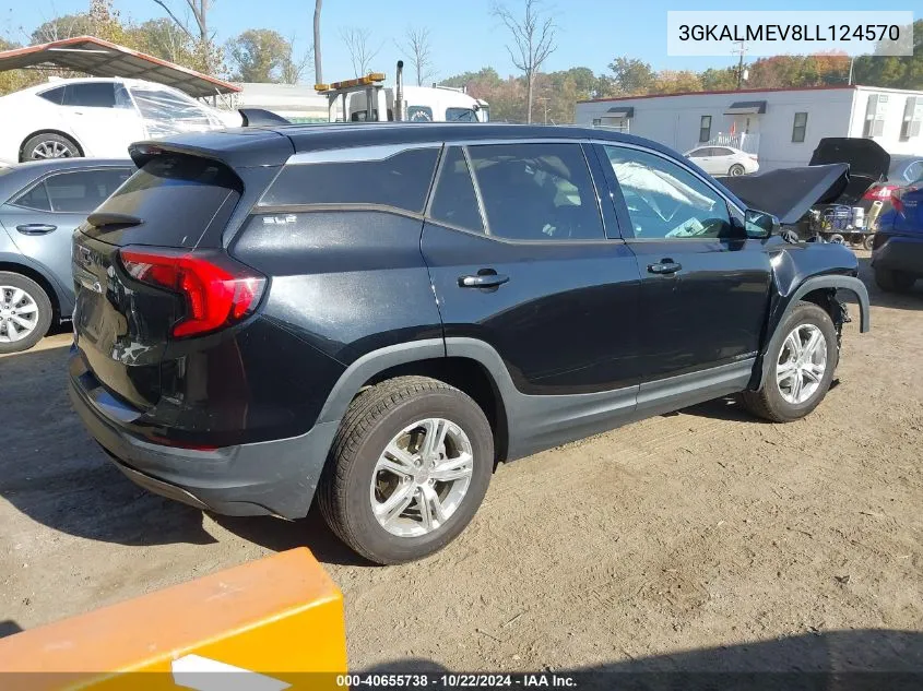 2020 GMC Terrain Fwd Sle VIN: 3GKALMEV8LL124570 Lot: 40655738