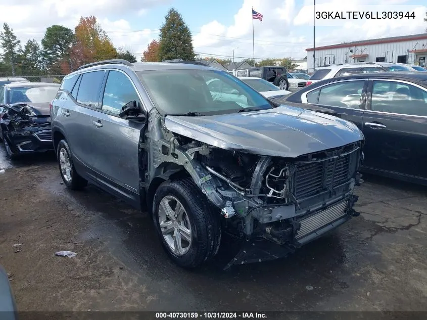 2020 GMC Terrain Awd Sle VIN: 3GKALTEV6LL303944 Lot: 40730159