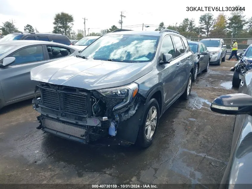 2020 GMC Terrain Awd Sle VIN: 3GKALTEV6LL303944 Lot: 40730159