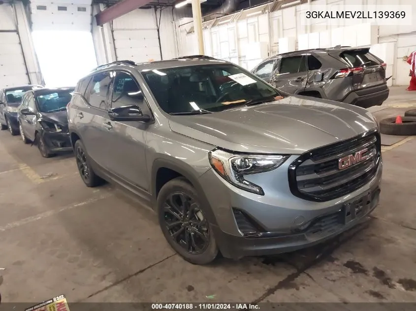 2020 GMC Terrain Fwd Sle VIN: 3GKALMEV2LL139369 Lot: 40740188