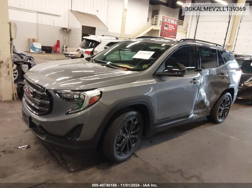 2020 GMC Terrain Fwd Sle VIN: 3GKALMEV2LL139369 Lot: 40740188